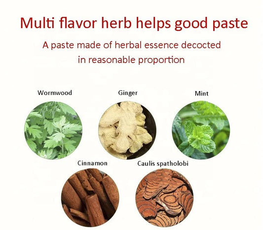 Professional Herbal Knee Plaster Sticker Wormwood Extract Joint Ache Pain Relieving Rheumatoid Arthritis Body Patches Arthritis Knee Pain Patches Discomfort Moxa Hot Moxibustion Pack Of (10)