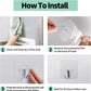 Transparent Self-Adhesive Wall Hook – Waterproof Heavy Duty Hanger