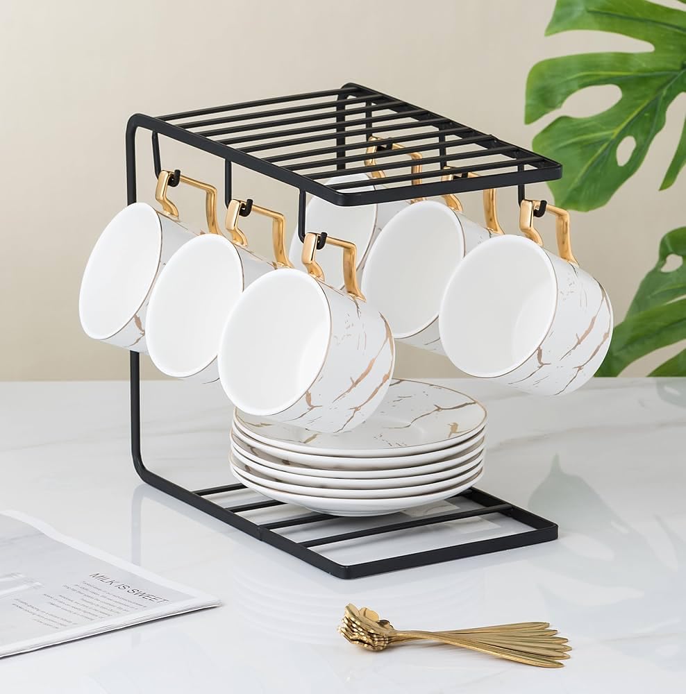 Coffee Mug Stand – Kitchen Cup Organizer Rack