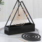 Triangle Mosquito Coil Holder – Metal Ash Catcher & Incense Stand