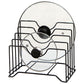 Pot Lid Holder Stand for Kitchen – Metal Pan & Pot Cover Organizer Rack